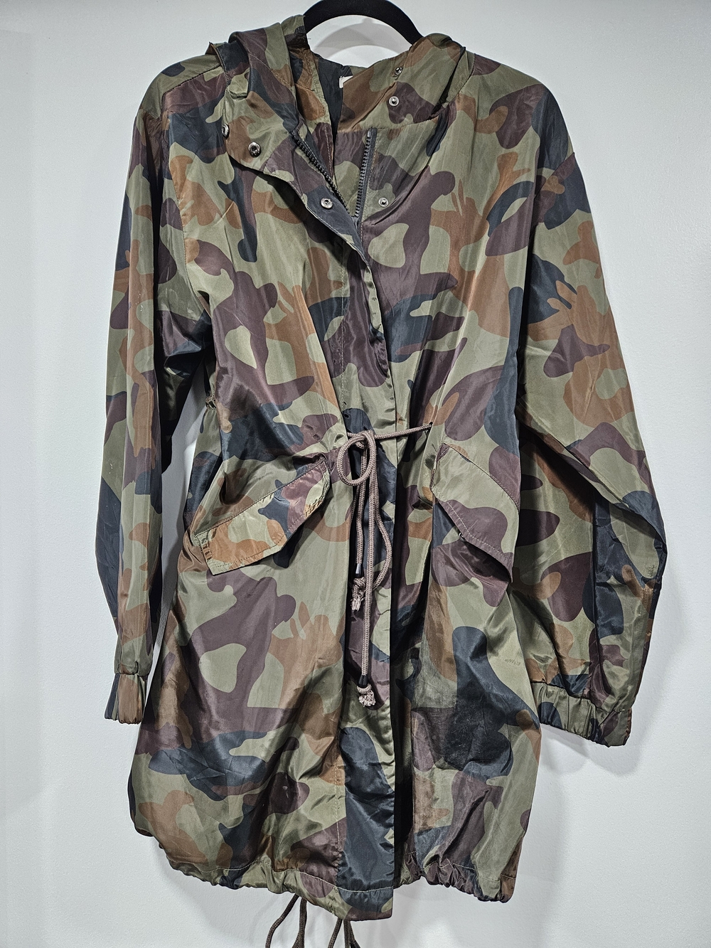Women’s Camouflage Hooded Parka Jacket - Camo Large
